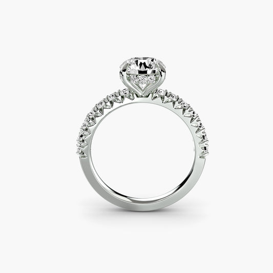 Orlisse Solitaire with Pavé