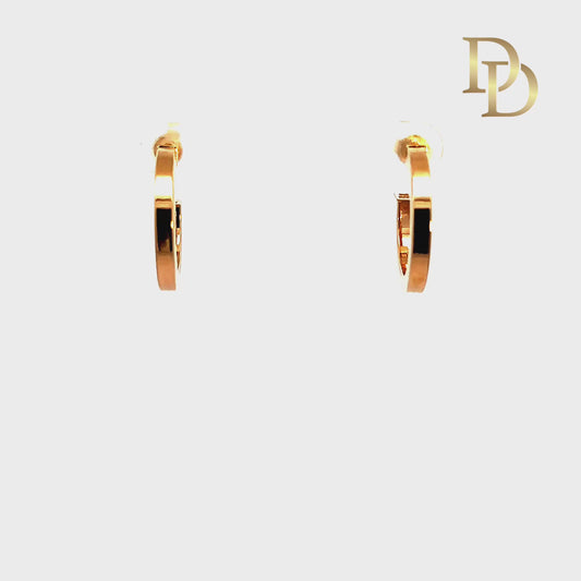 Echo Large Gold Hoops