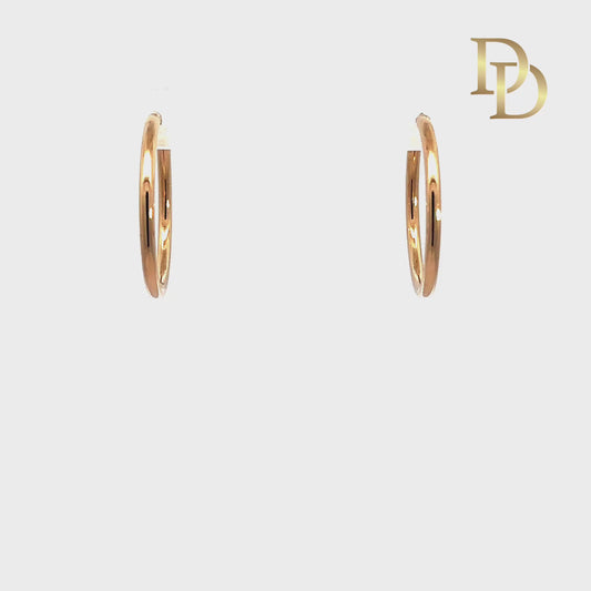 Aurora Medium Gold Hoops